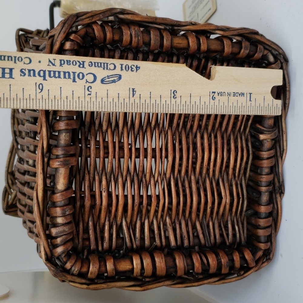 SALE!!! 3 FOR $15 Tastefully Simple Utensil holder- wicker - Picture 9 of 12
